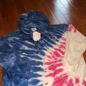 Tye Dyed Ivory Ella Hoodie